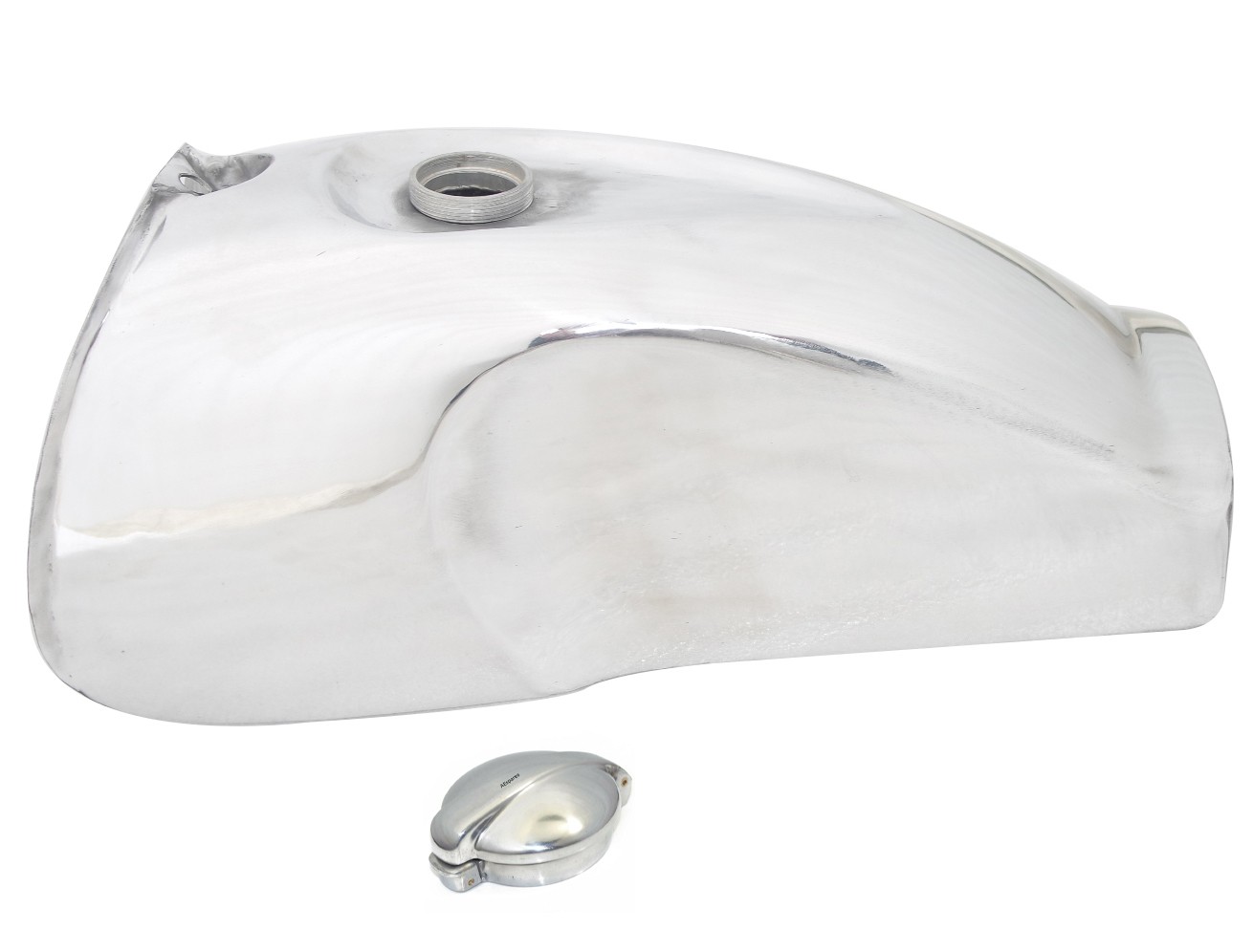 For Rickman Metisse Motocross Mk 3 Scrambler Trials Chrome Fuel Tank + Monza Cap