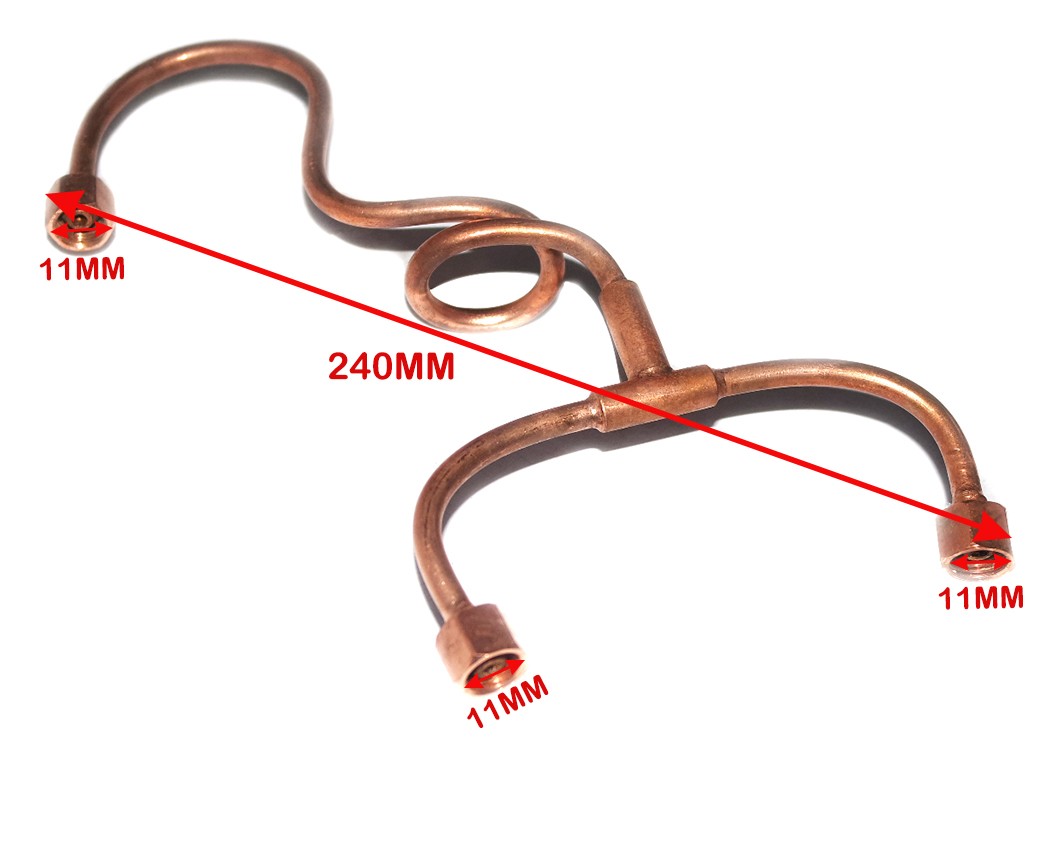 Gas Fuel Line Petrol Pipe Copper For BSA M20 M21 M33 B31 B32 B33 B34 66-8195