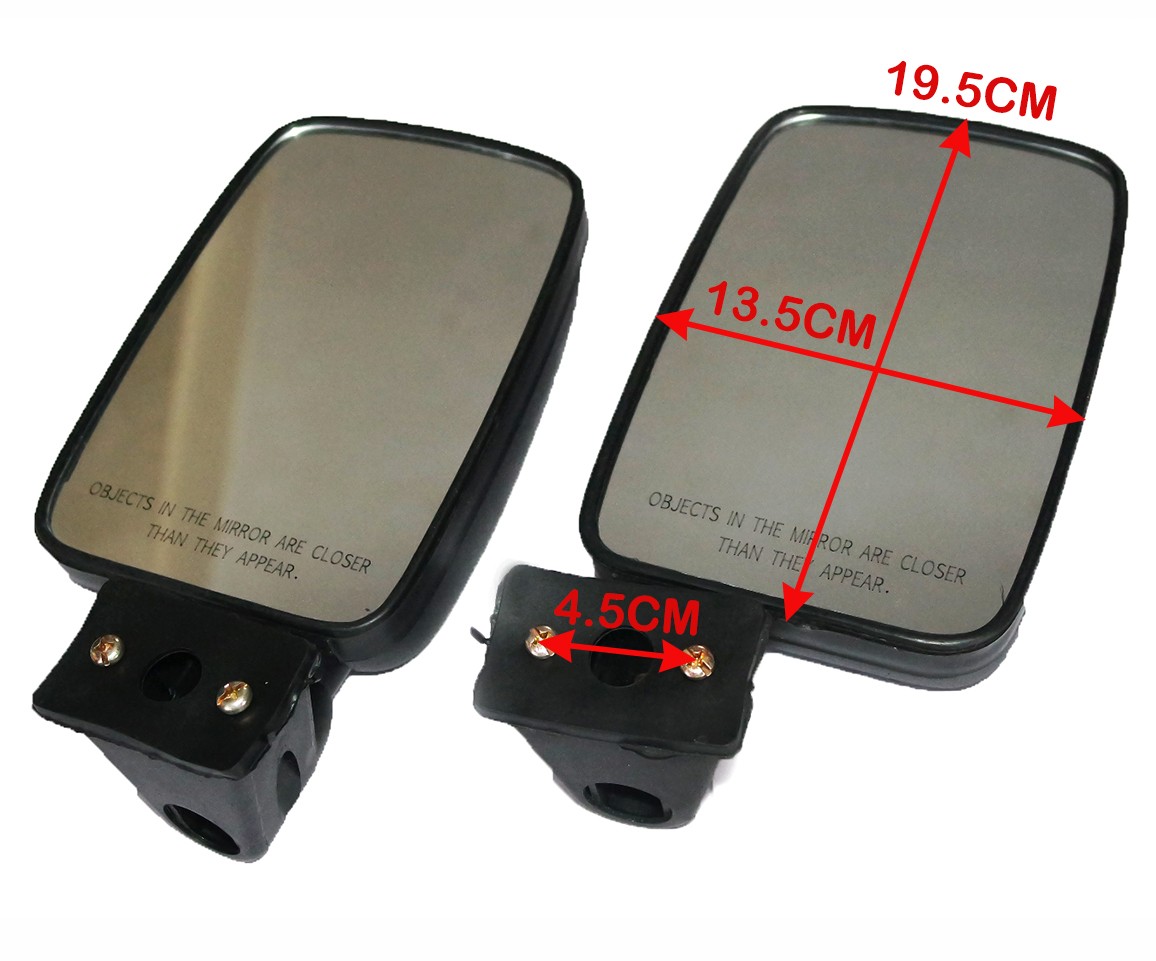 Exterior Side Mirror Set For Mahindra Bolero T-2 & Suzuki Samurai SJ410 SJ413