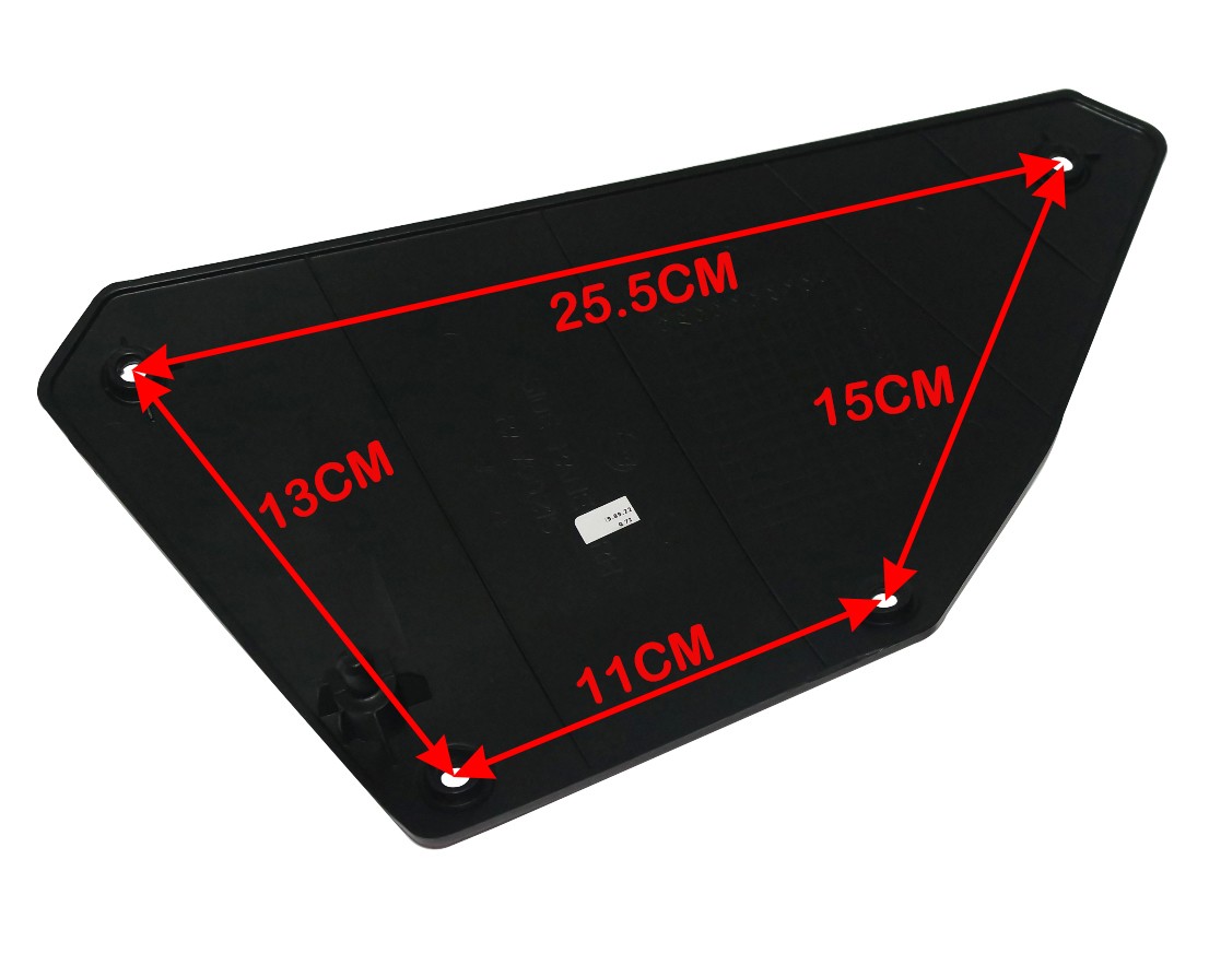 Side Panel With Decal RH Black For Royal Enfield Himalayan 411 BS6 RAV00805/B