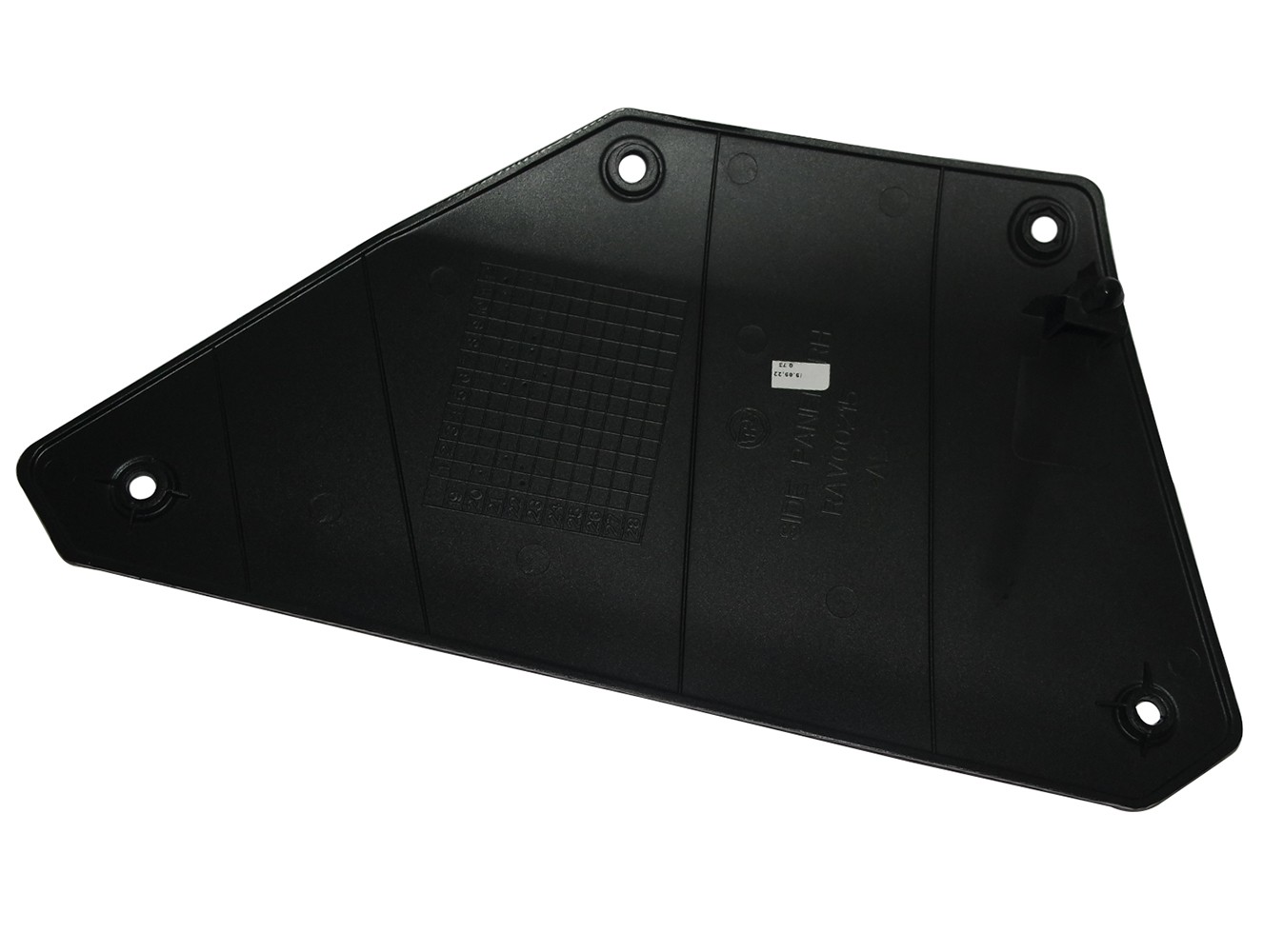 Side Panel With Decal RH Black For Royal Enfield Himalayan 411 BS6 RAV00805/B