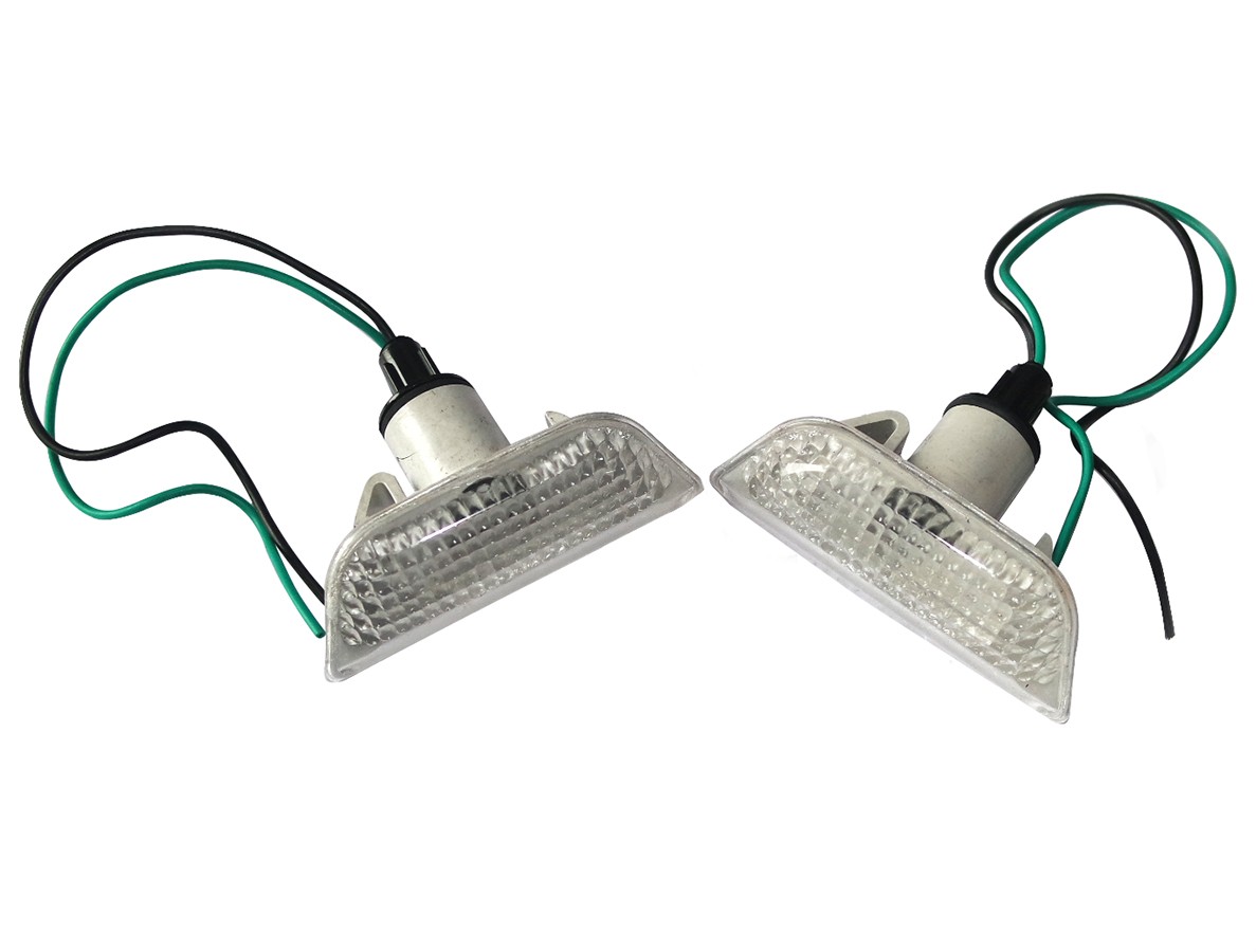 Turn Signal Side Indicator Lamp Light Set Clear Fits For Renault Kwid 261607751R