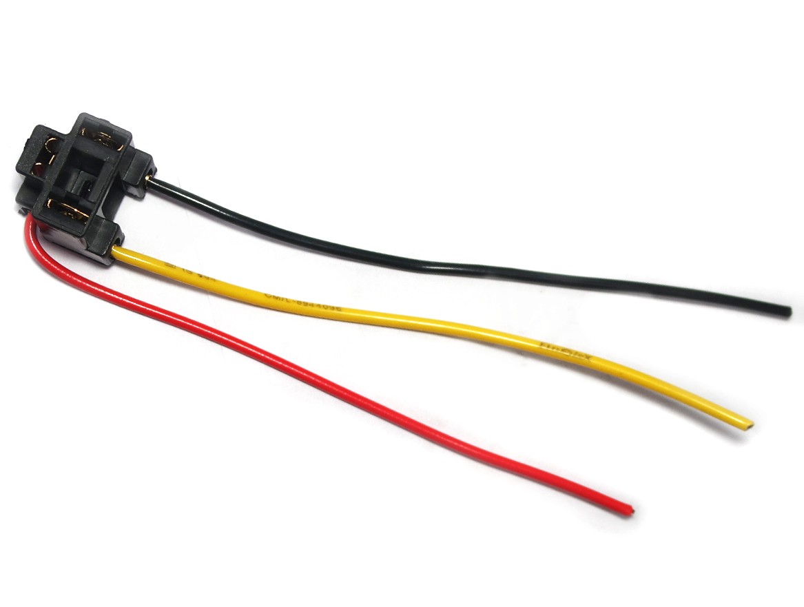 3 Pin H4 Headlight Replacement Repair Bulb Holder Connector Socket Universal