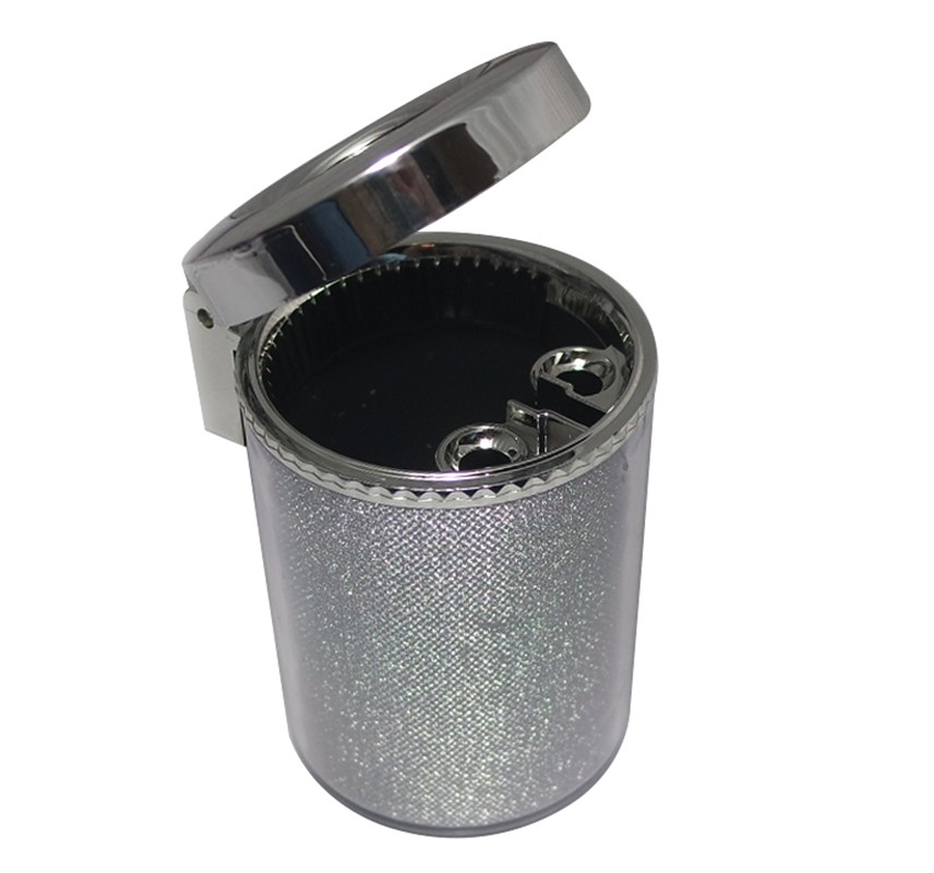 Portable Car Ashtray Colorful LED Light Up Smokeless Ash Cigarette Holder Cup