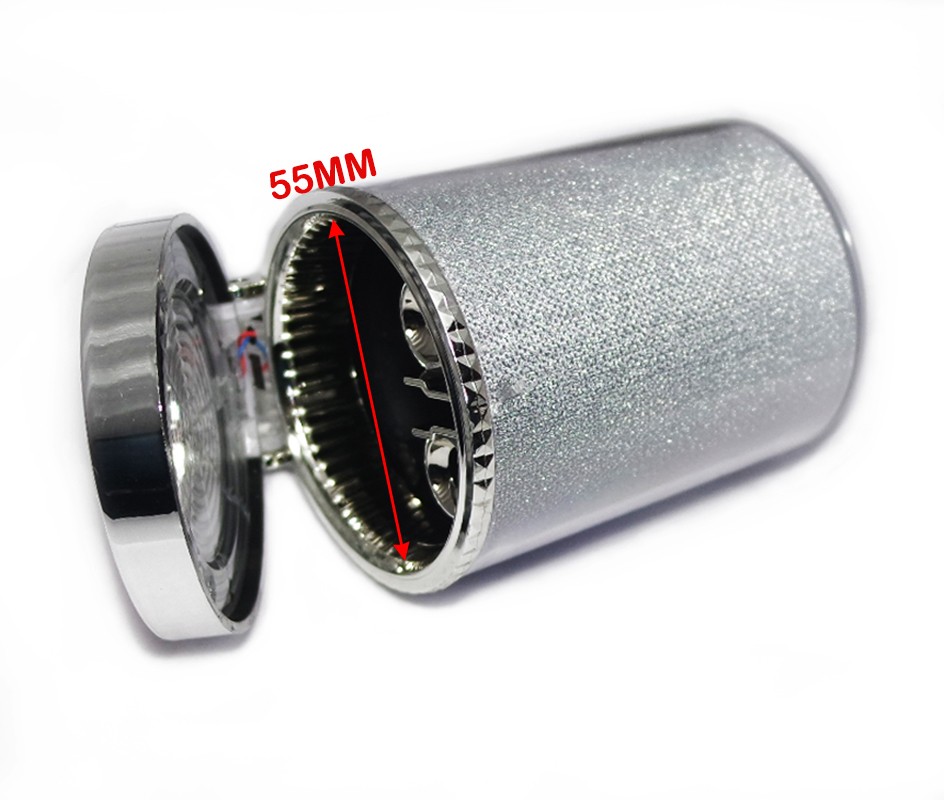 Portable Car Ashtray Colorful LED Light Up Smokeless Ash Cigarette Holder Cup