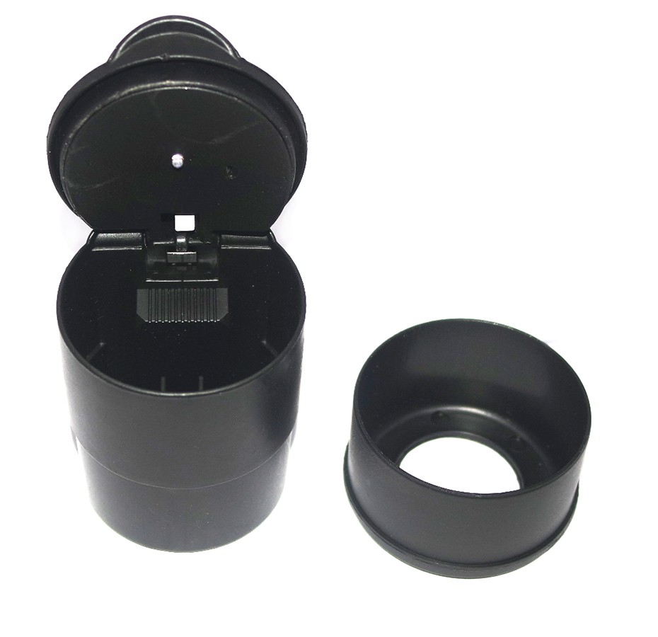 Portable Car Ashtray Blue LED Light Smokeless Ashtray Cigarette Holder Cup