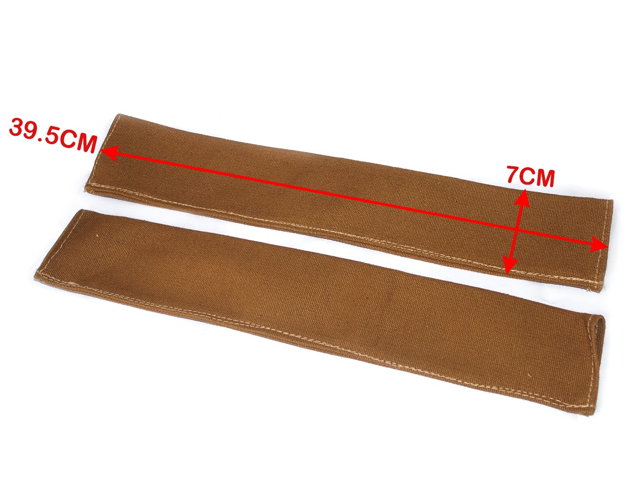 Canvas Tailgate Chain Cover Set Brown For Jeeps Willys CJ2A CJ3A CJ3B CJ5 M38