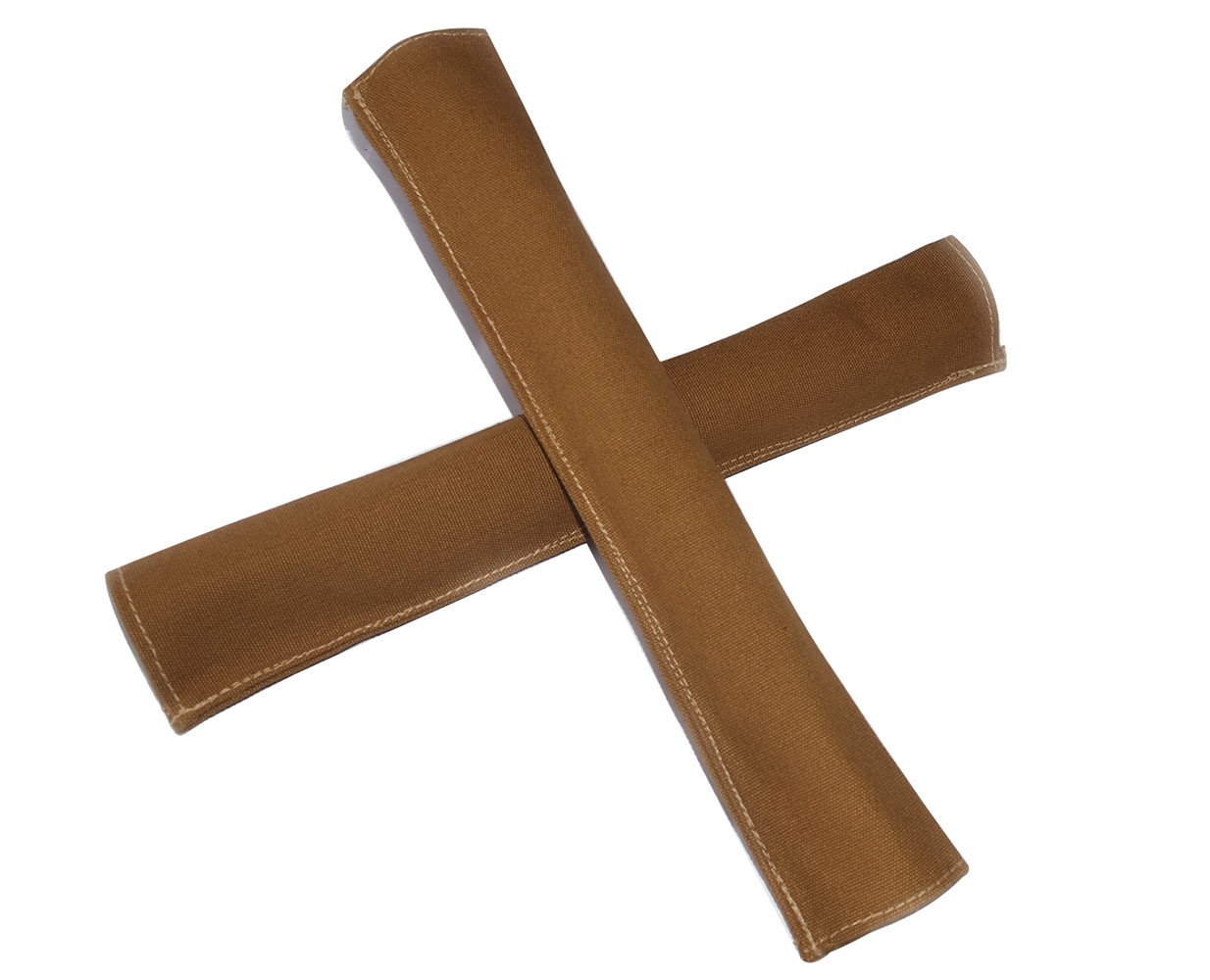 Canvas Tailgate Chain Cover Set Brown For Jeeps Willys CJ2A CJ3A CJ3B CJ5 M38