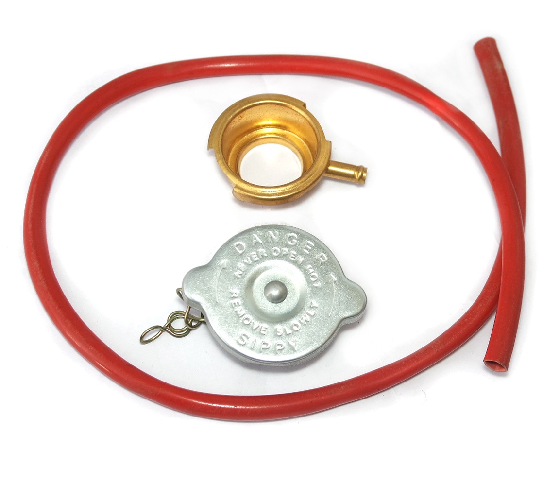 Performance Cooling Universal Brass Weld-On Radiator Filler Neck Kit