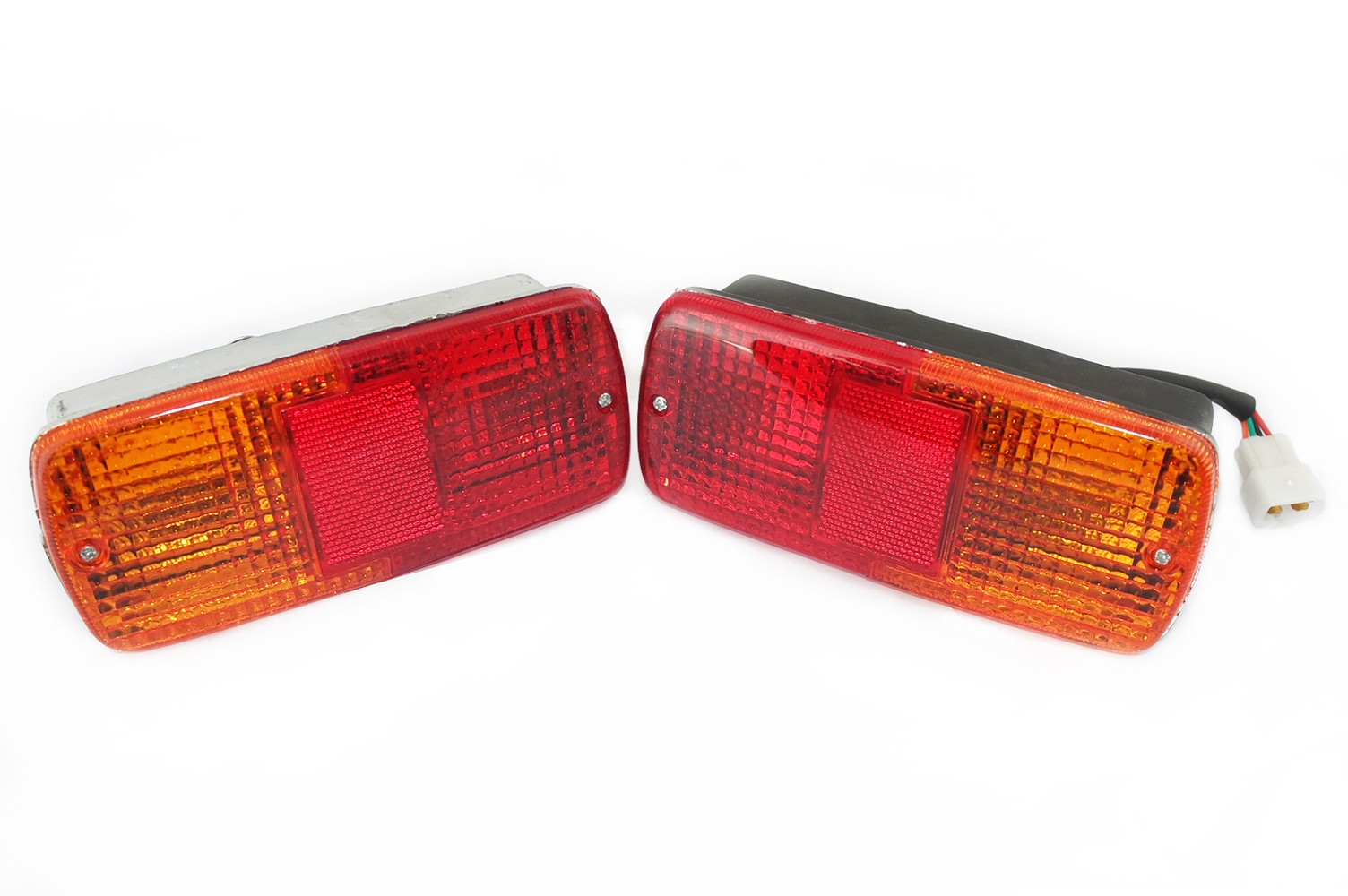 Rear Brake Lamp Tail Light Set With Coupler For Tata Ace Pickup