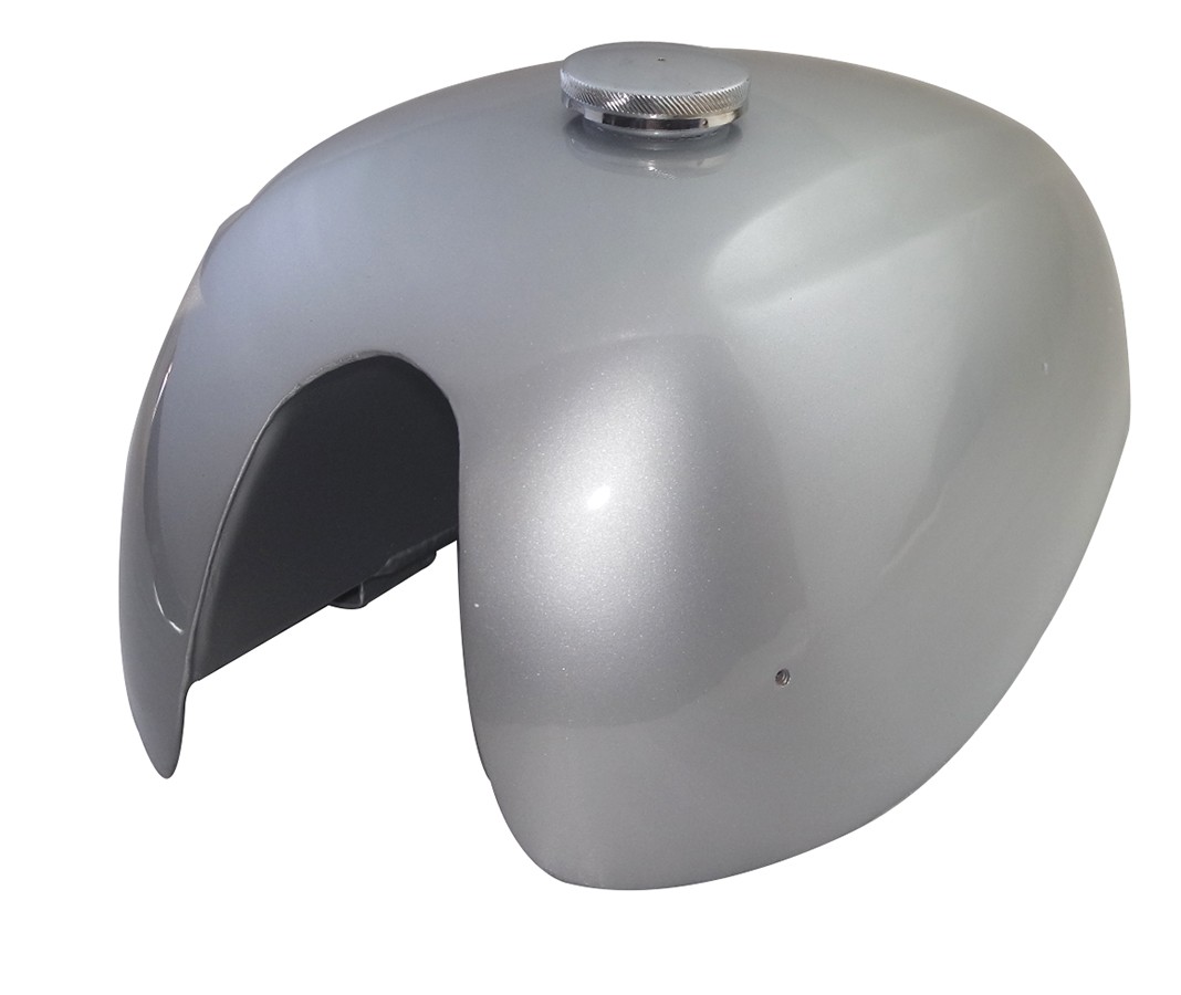 Petrol Fuel Gas Tank Silver Painted Fits For Norton Dominator 88 Atlas 500cc