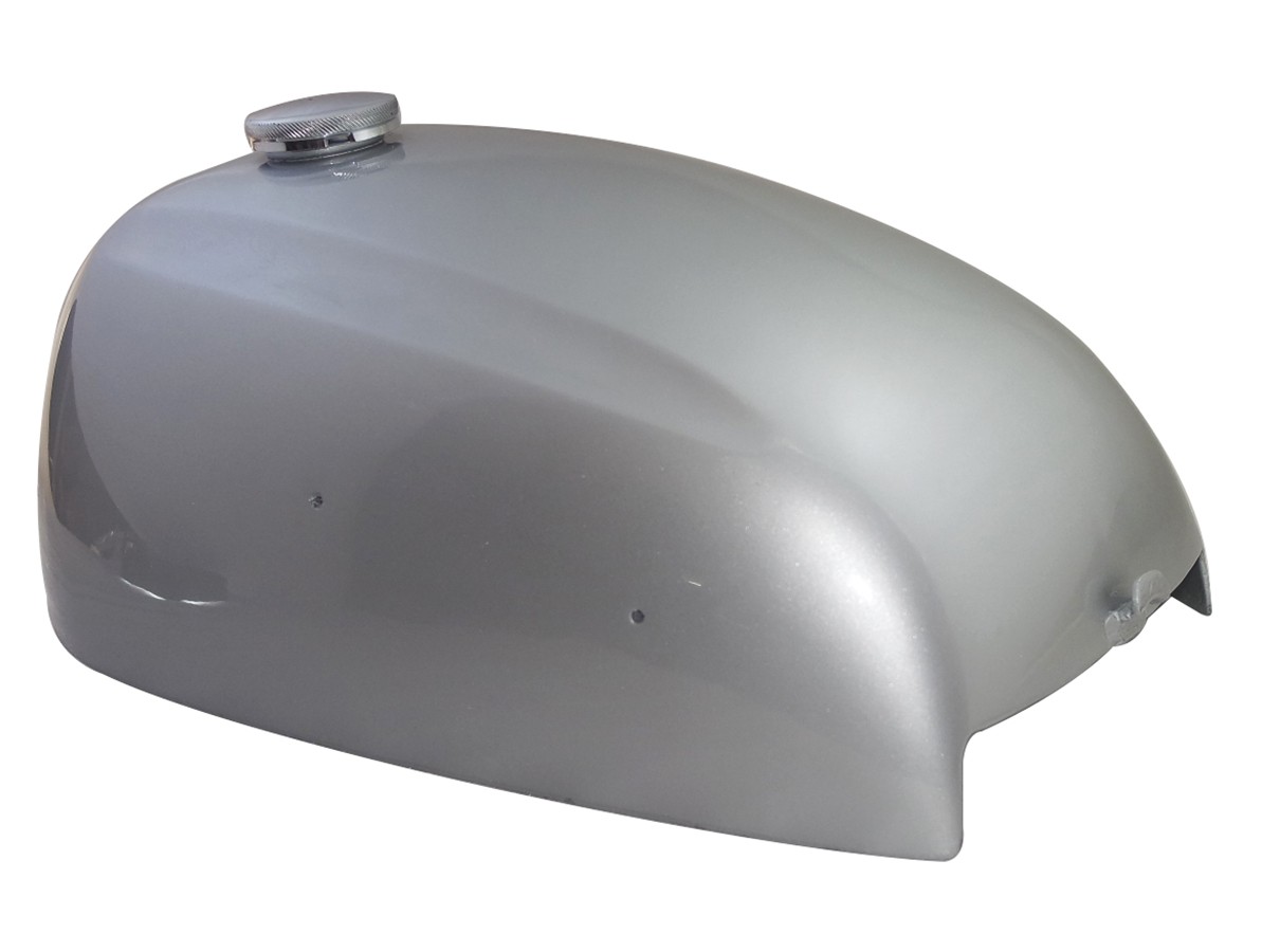 Petrol Fuel Gas Tank Silver Painted Fits For Norton Dominator 88 Atlas 500cc