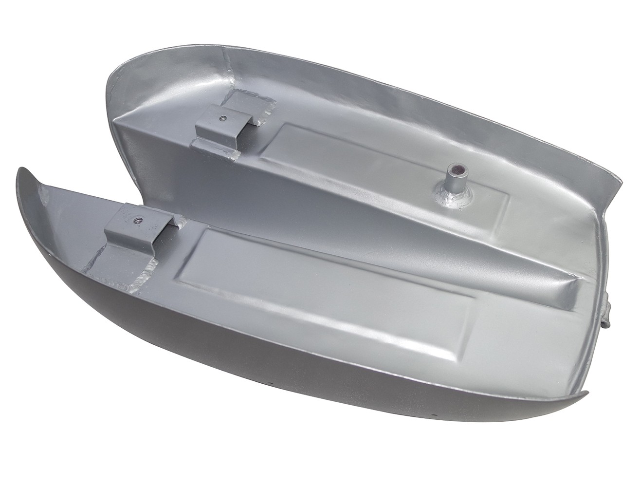 Petrol Fuel Gas Tank Silver Painted Fits For Norton Dominator 88 Atlas 500cc