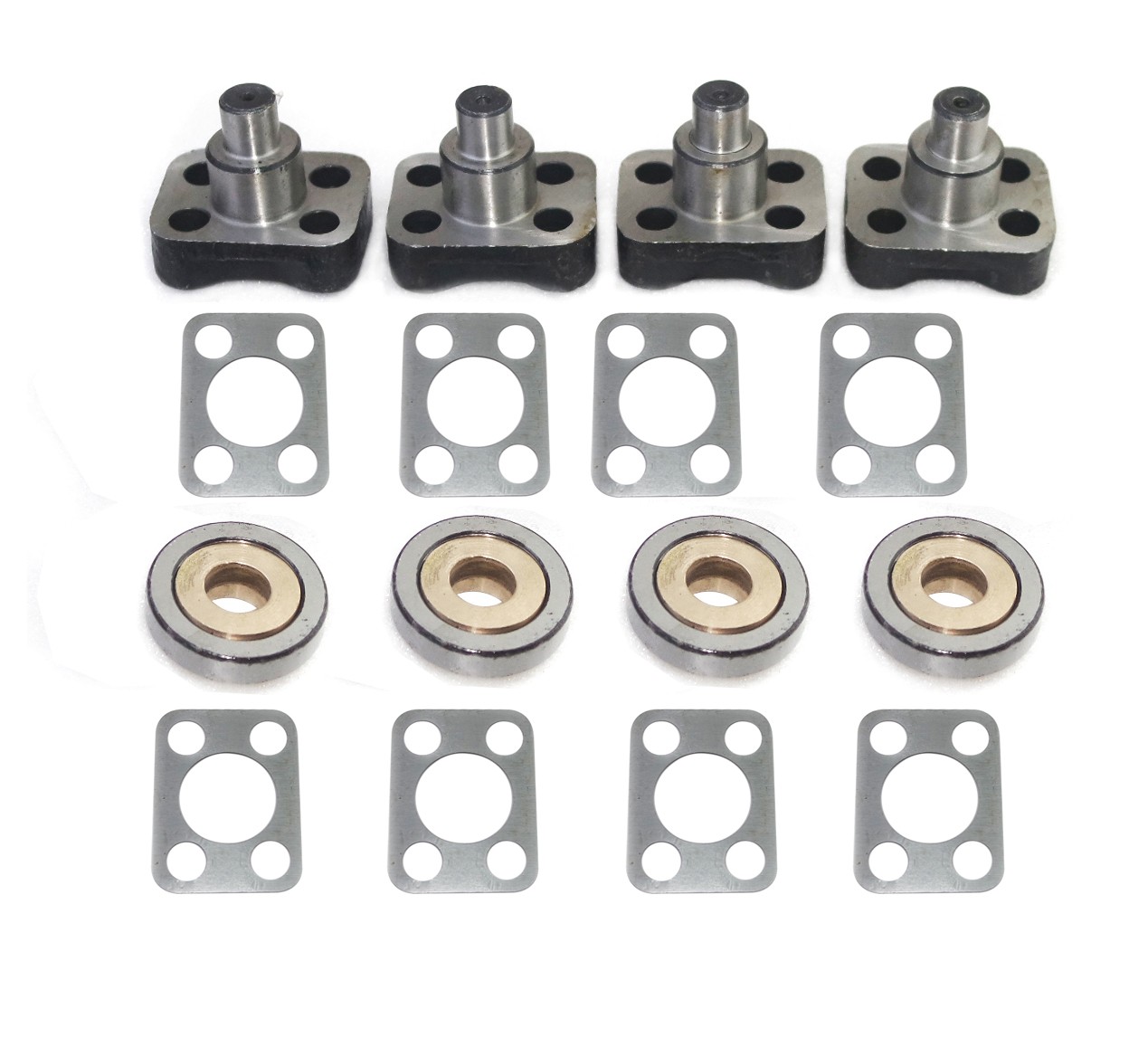 King Pin & Bush Bearing Kit For Two Wheels Fits For Willys Jeeps DANA 25/27