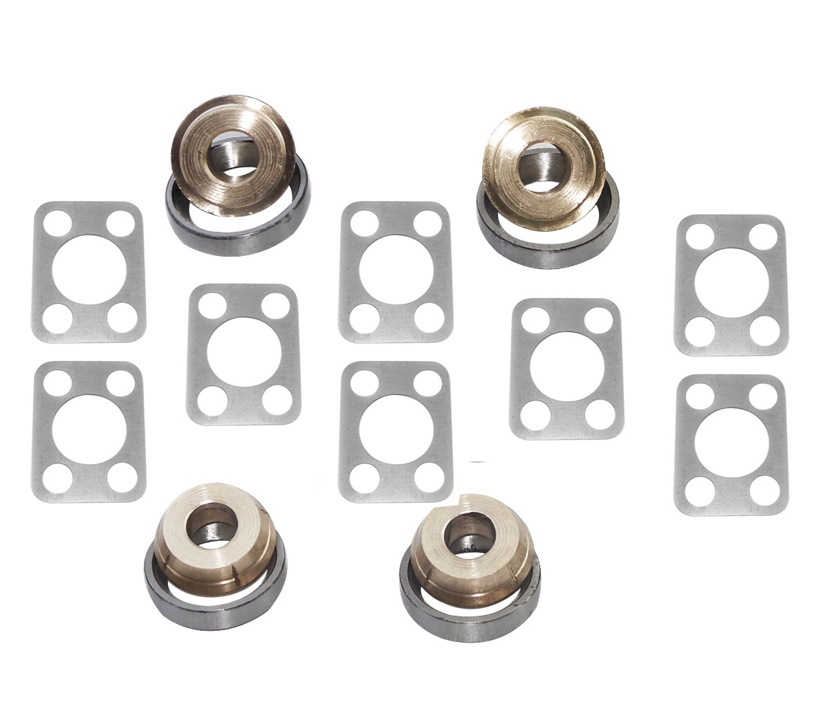 King Pin & Bush Bearing Kit For Two Wheels Fits For Willys Jeeps DANA 25/27