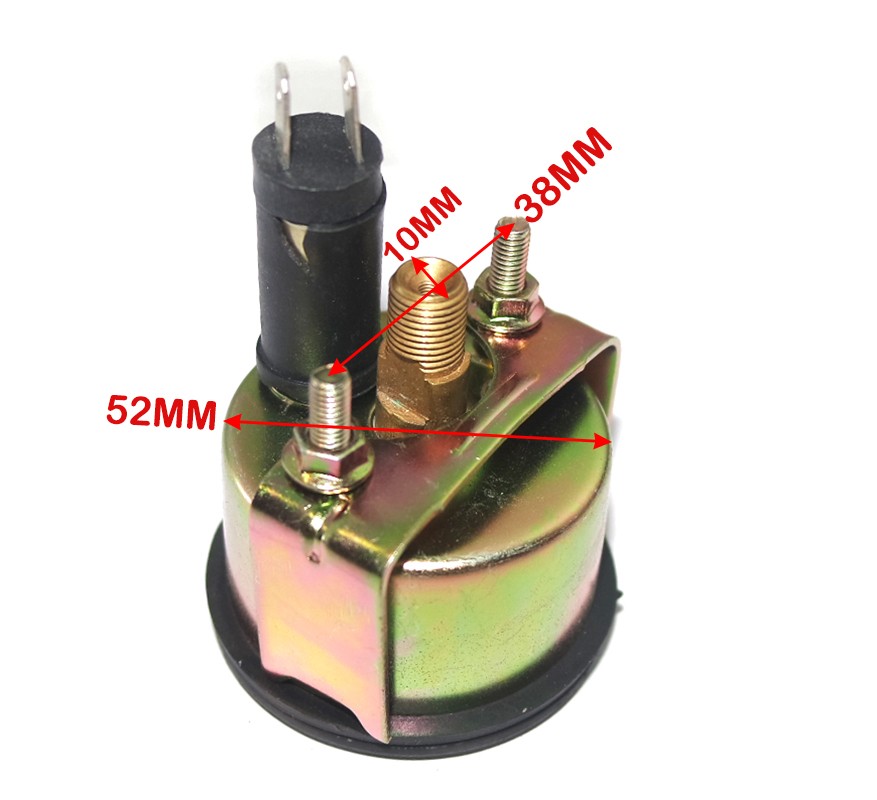 Oil Pressure Gauge Meter Black For John Deere 50 60 70 520 530 620 630 720 730