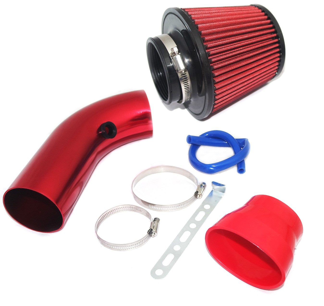 Performance Filter Kit with Adaptor & Fitting Red for Suzuki Samurai SJ413 1.3Lt