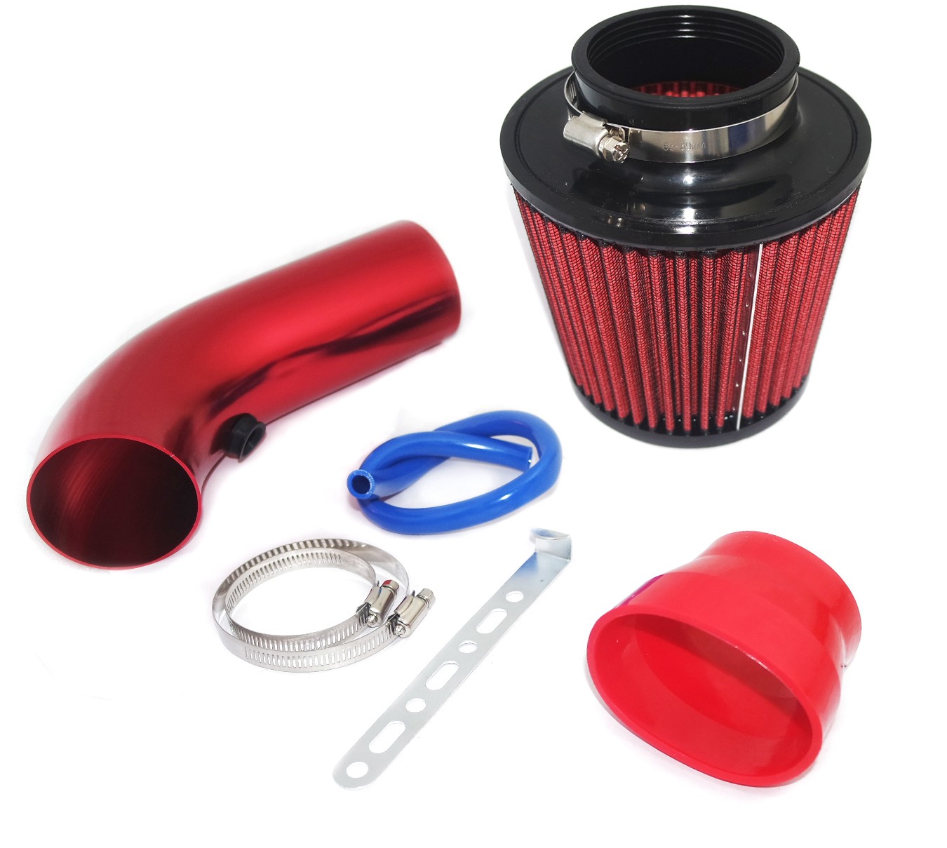 Performance Filter Kit with Adaptor & Fitting Red for Suzuki Samurai SJ413 1.3Lt