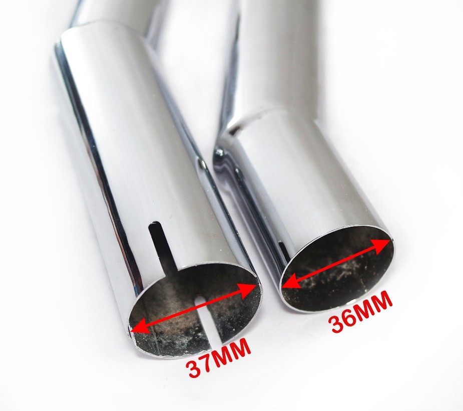 EXHAUST PIPE MUFFLER ADAPTER SET FOR TRIUMPH T100 BONNEVILLE 2001-09 80-03255