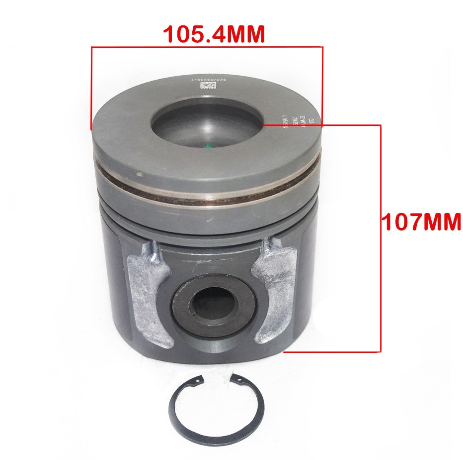 PISTON KIT STANDARD TURBO 4 PC FOR JCB 3C 3CX 3D 214 320/09211 A 320/09249