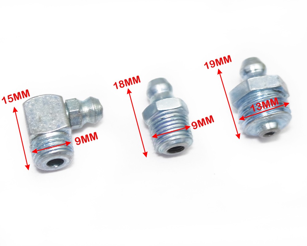 FOR JCB GREASE NIPPLES ASSORTED PACK 50 PCS 1450/0001 1450/0002 1450/1001