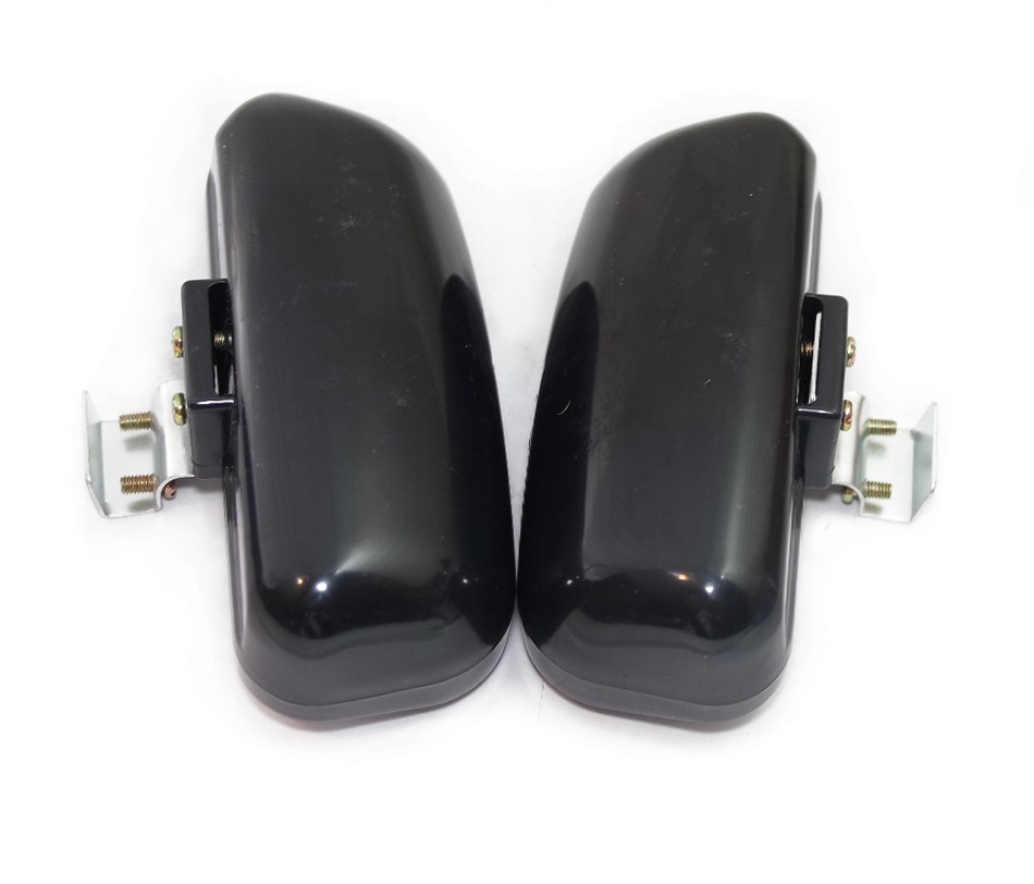 2x Blind Spot Mirrors Rear Side Angle Double View Glass Parking Mirror Black