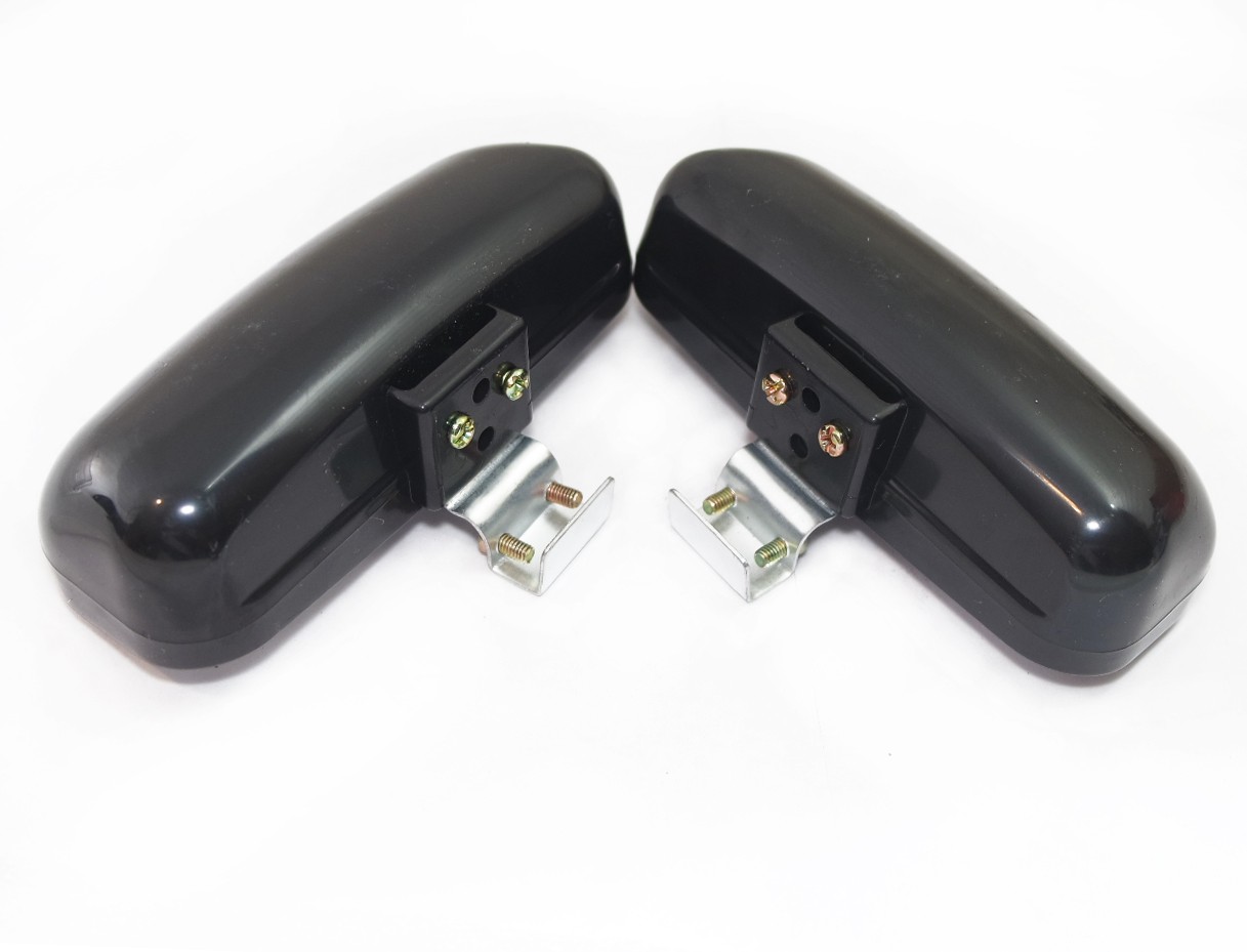 2x Blind Spot Mirrors Rear Side Angle Double View Glass Parking Mirror Black