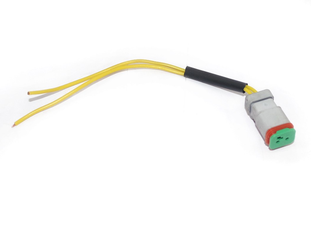 FOR JCB PIGTAIL CONNECTOR ROUND PIN FOR SOLENOID VALVE 25/104700 25/103000