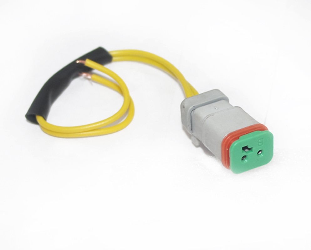 FOR JCB PIGTAIL CONNECTOR ROUND PIN FOR SOLENOID VALVE 25/104700 25/103000