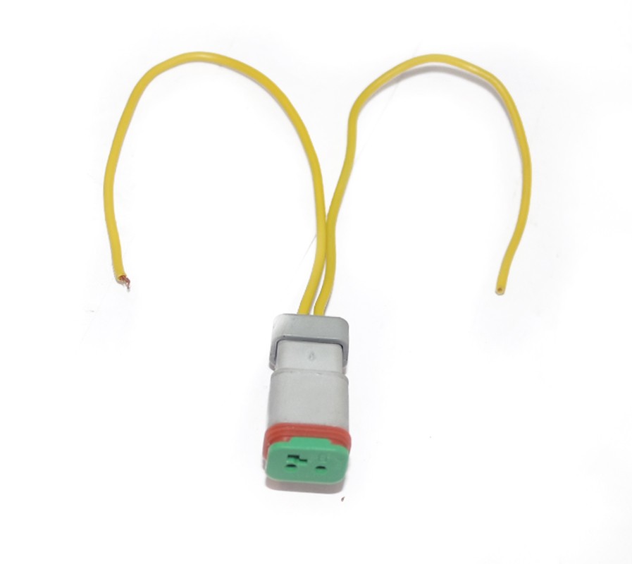 FOR JCB PIGTAIL CONNECTOR ROUND PIN FOR SOLENOID VALVE 25/104700 25/103000