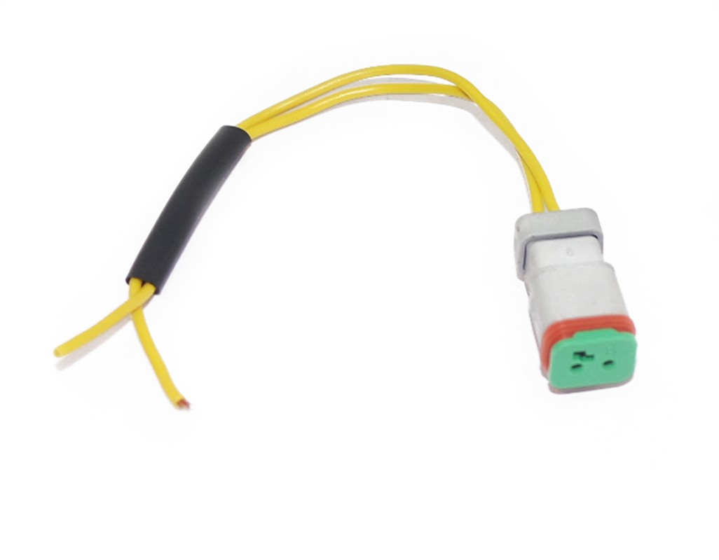 FOR JCB PIGTAIL CONNECTOR ROUND PIN FOR SOLENOID VALVE 25/104700 25/103000