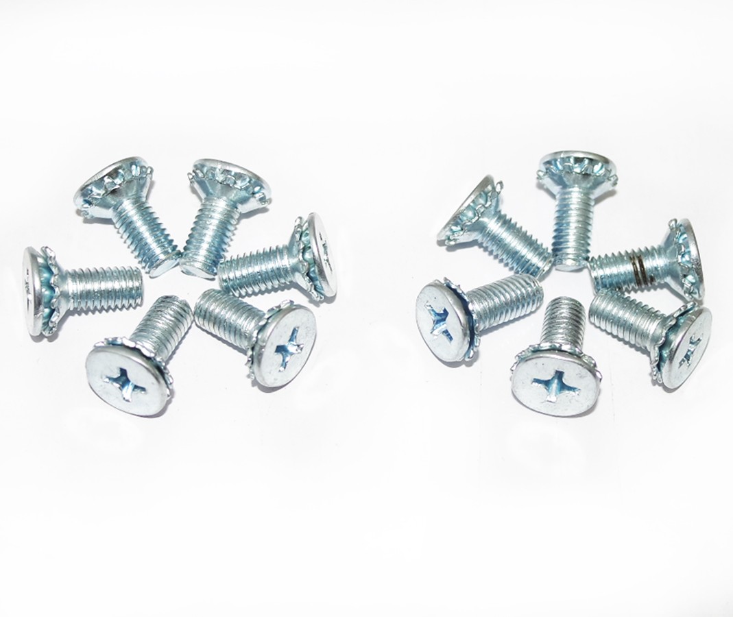 12x Side Door & Rear Tailgate Lock & Latch Screw For Suzuki Samurai SJ410 SJ413