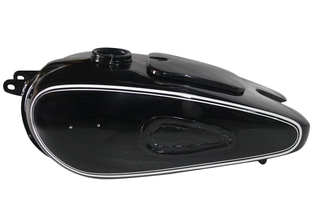 Petrol Fuel Tank Black Painted Steel Fits For BMW R51/3 R67 R67/2 R67/3 R68