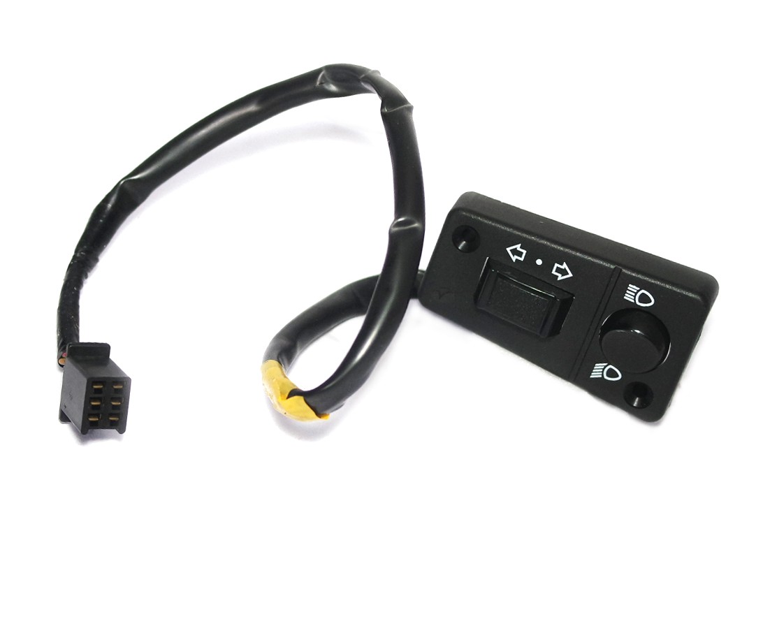 Handle Bar Light Dipper Switch LH For Bajaj 3 Wheeler Tuk Tuk Rear Engine 2S/4S