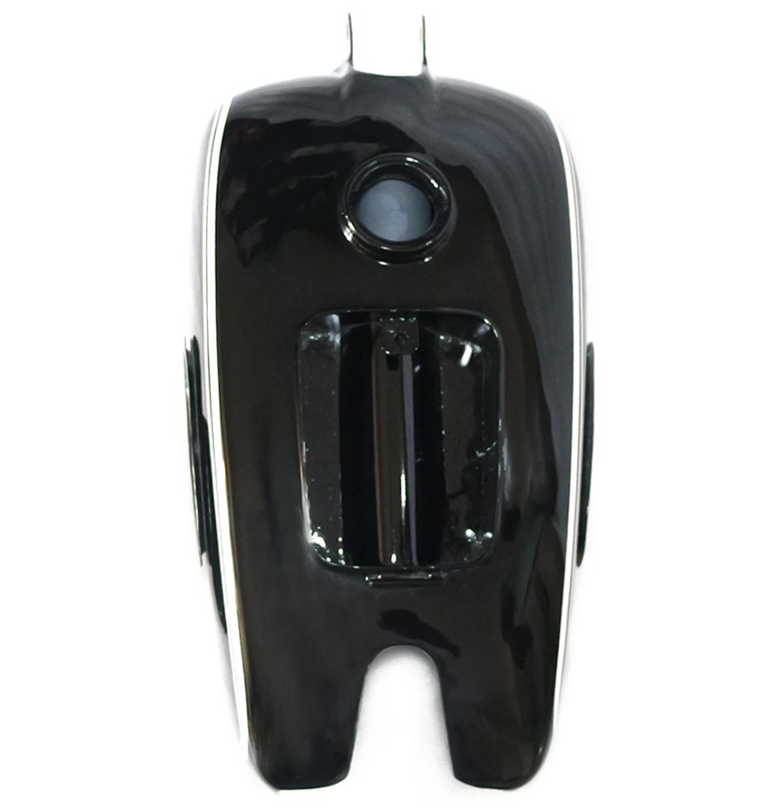 Petrol Fuel Tank Black Painted Steel Fits For BMW R51/3 R67 R67/2 R67/3 R68