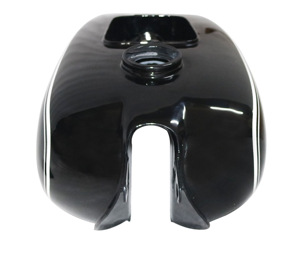 Petrol Fuel Tank Black Painted Steel Fits For BMW R51/3 R67 R67/2 R67/3 R68