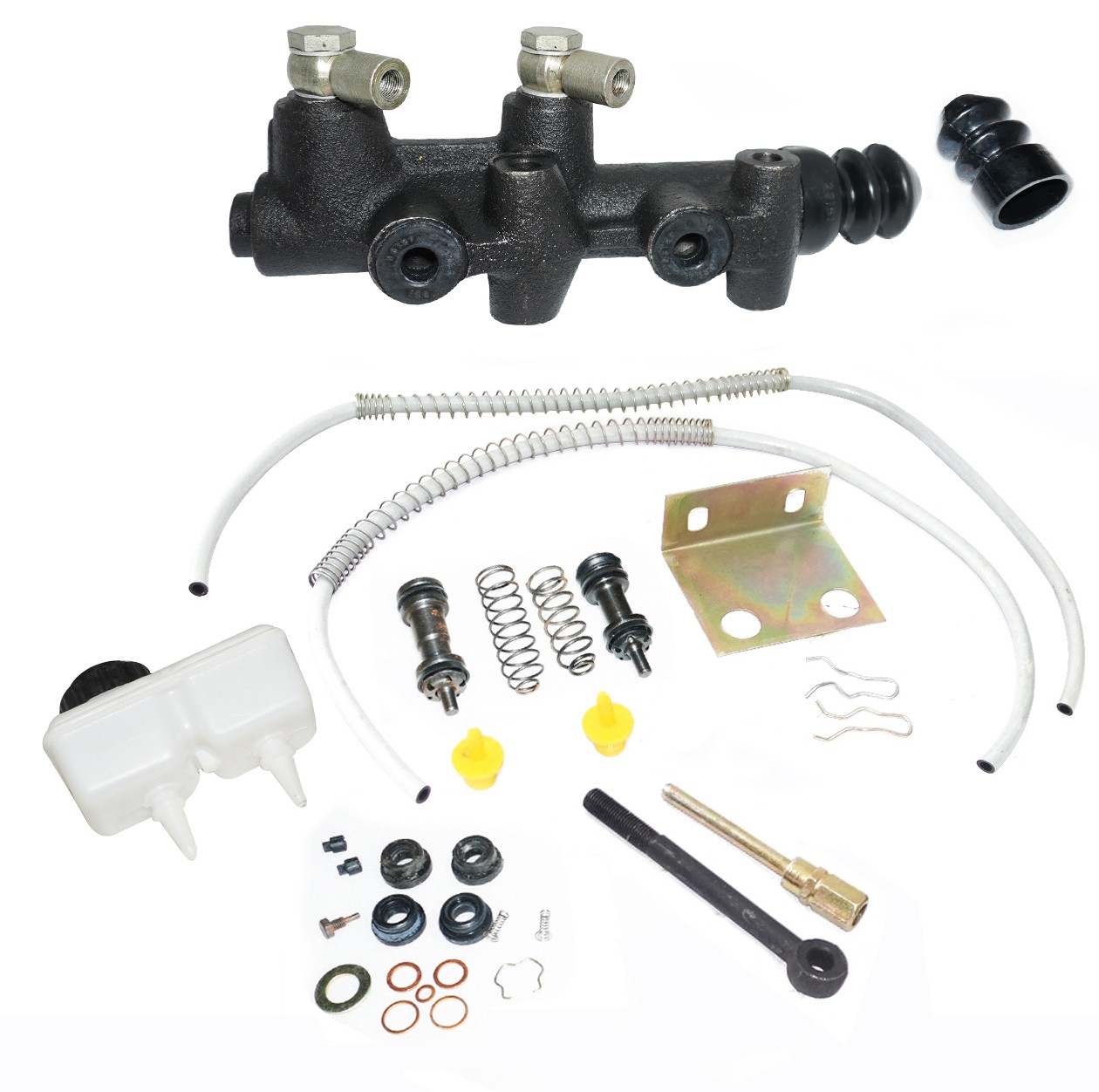 Brake Upgrade Master Cylinder Assy Complete Kit + 2 Piston For Willys Jeeps CJ