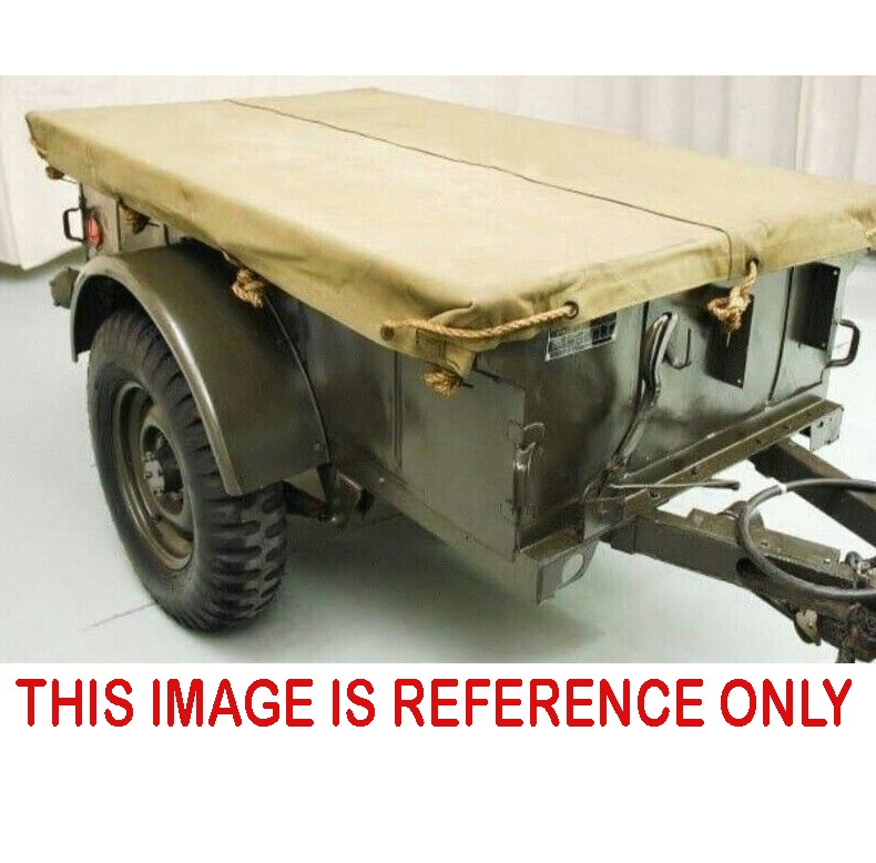 Stitched Canvas Cover for Post War Civilian Bantam T-C3 1/4 Ton Jeeps Trailers