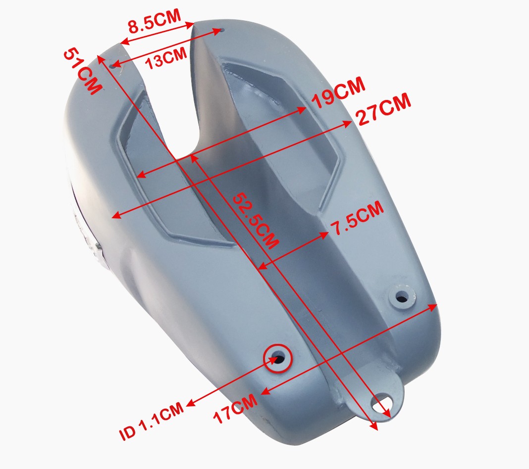 Fuel Tank With Side Badge Steel For Triumph T120 Bonneville 3.5 Gallon