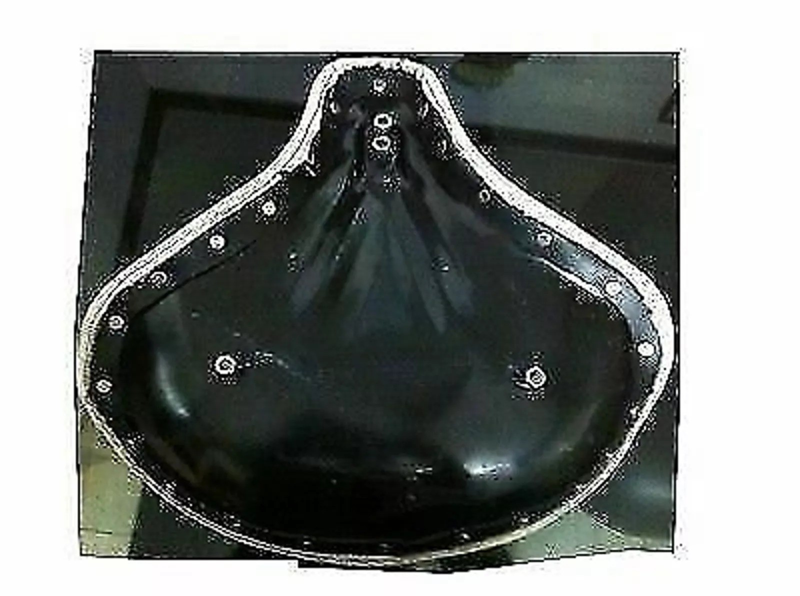 For Indian Chief Scout Military Civil Leather White Seat Custom Chopper Bobber