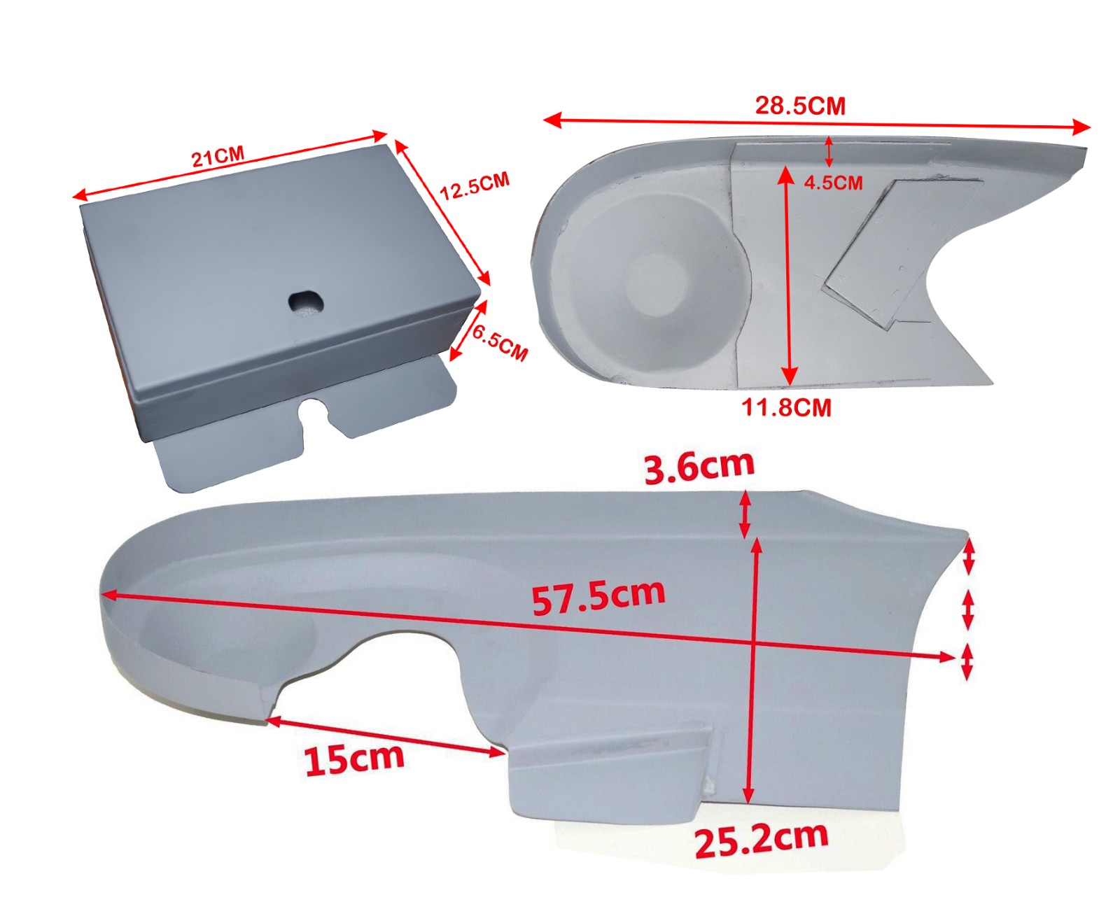 Chain Guard & Generator Belt Cover + Tool Box For Indian Chief Civilian Plunger