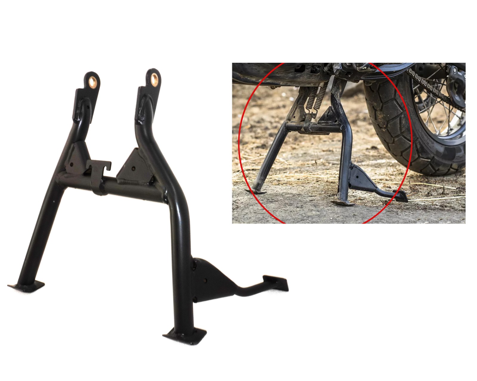 Black Center Stand Fits For Royal Enfield Himalayan 450 RAW00406/A