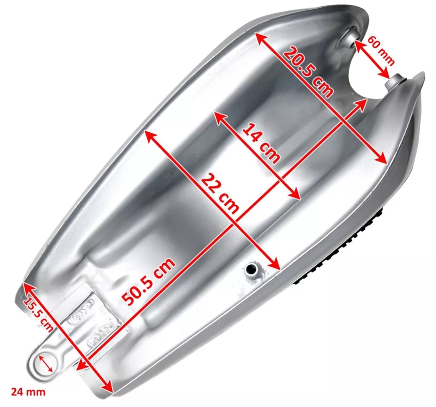 For Yamaha Rx100 Rx125 Blue Petrol Fuel Tank With Lid Cap Tap