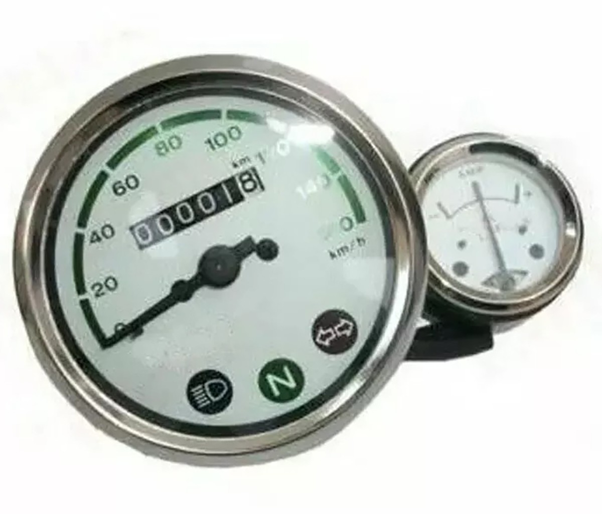 For Royal Enfield White 160 Kph speedo Speedometer amp Ammeter