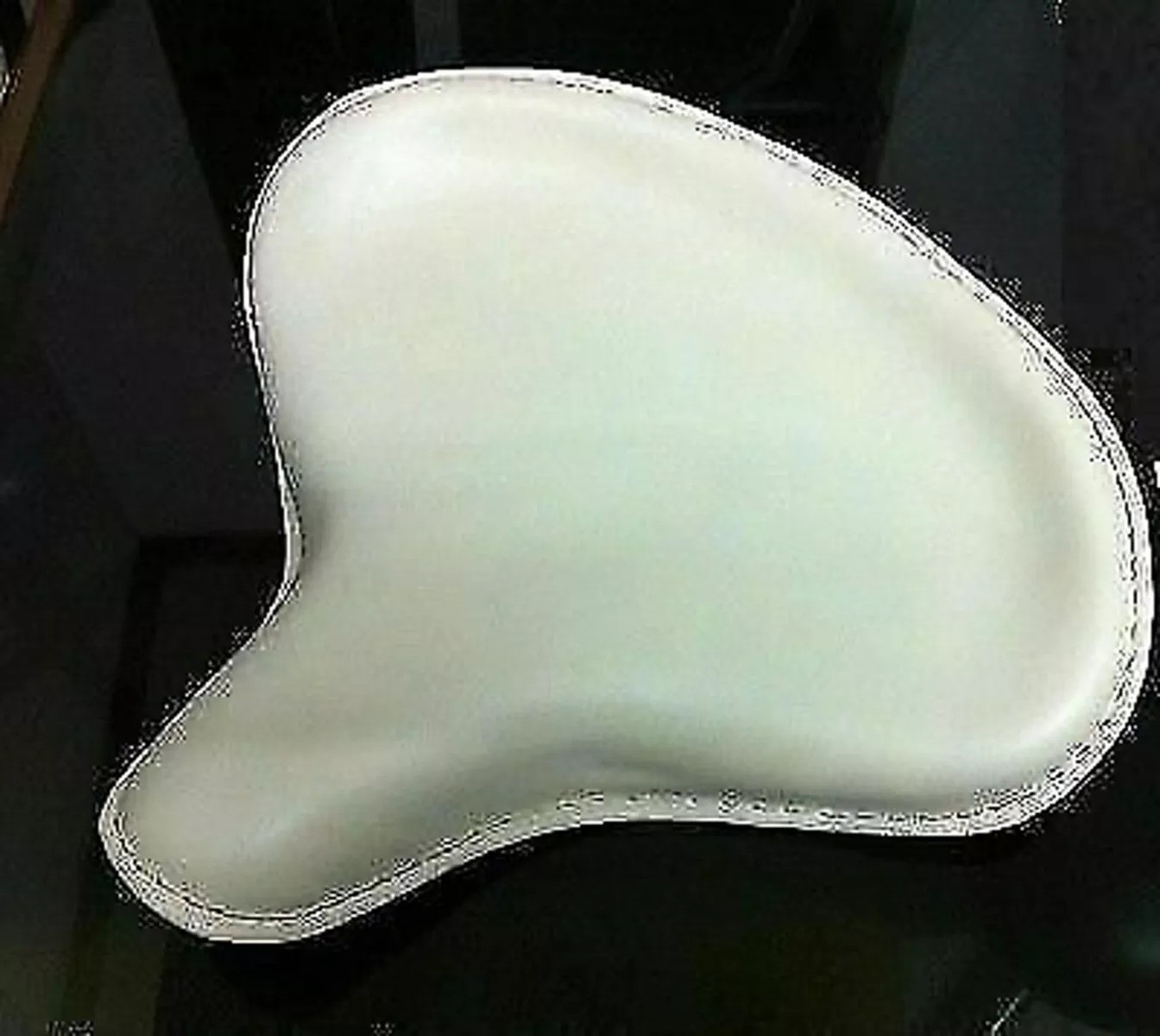 For Indian Chief Scout Military Civil Leather White Seat Custom Chopper Bobber