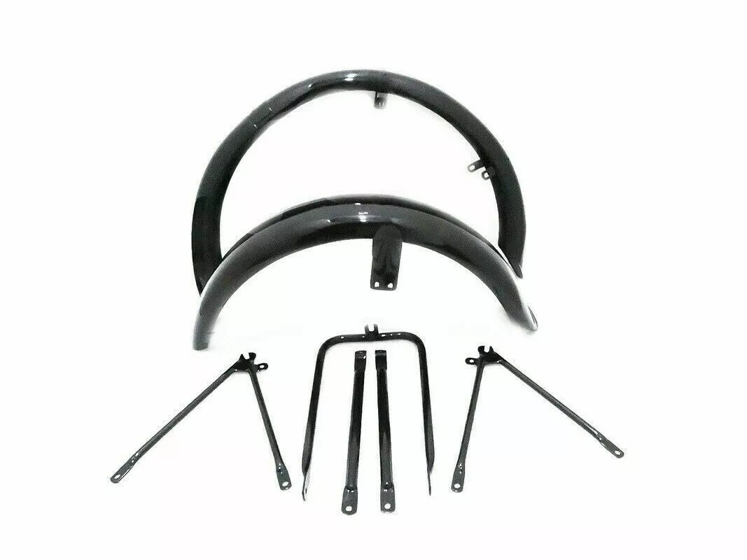 For Matchless G3l Ajs 16M Military Model Black Fender Set