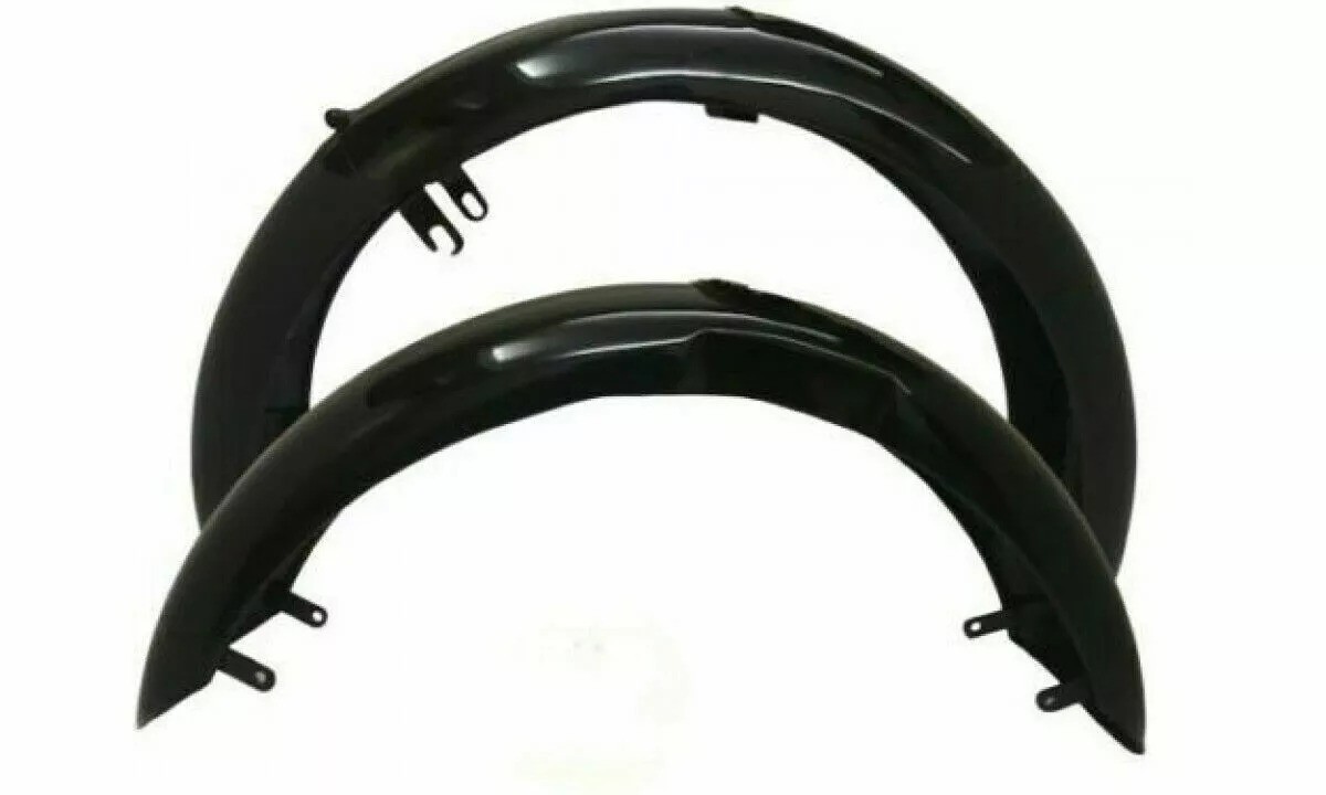 For Panther M100 Gloss Black Front & Rear Mudguard Set