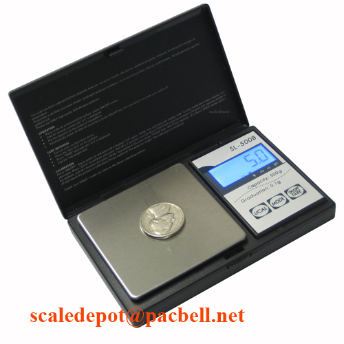 Lot of 100* 500 x 0.1g Digital Pocket Jewelry Scale SLB