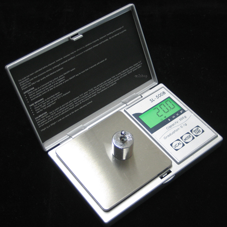 Lot Of 100* 500 x 0.1g Digital Pocket Jewelry Scale SLG