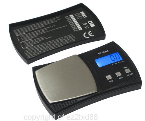 *Lot of 100* 500 x 0.1g Digital Pocket Jewelry Scale UN